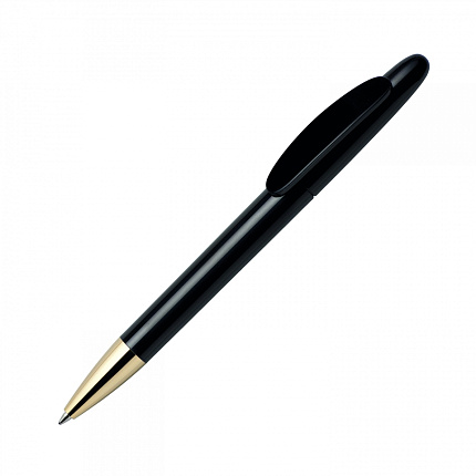 Ручка шарик/автомат "Icon C GOLD" 1,0 мм, пласт., глянц., бордовый/золотистый, стерж. синий