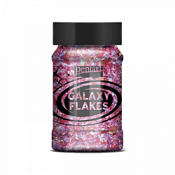 Хлопья декоративные "Pentart Galaxy Flakes" 15 гр, розовая Юнона