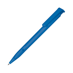 Ручка шарик/автомат "Super Hit Frosted" 1,0 мм, пласт., прозр., синий, стерж. синий