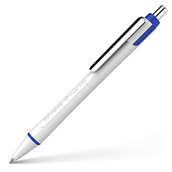 Ручка шарик/автомат. "Slider Xite" пласт., белый/синий, стерж. синий