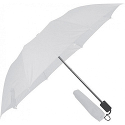 Зонт складной механ. 81 см, ручка пласт. "Lille" белый