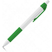 Ручка шарик/автомат "Aero" 0,7 мм, пласт., глянц., белый/черный, стерж. синий