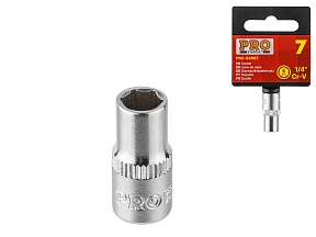 Головка 1/4"" 7мм 6гр. PRO STARTUL (PRO-54007)