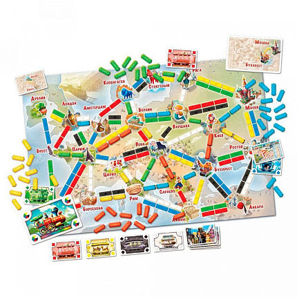 Игра настольная "Ticket to Ride Junior: Европа"