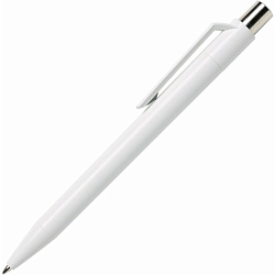 Ручка шарик/автомат "Dot B CR" 1,0 мм, пласт., глянц., белый, стерж. синий
