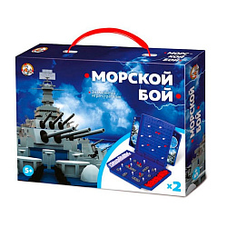 Игра настольная "Морской бой" (мини)