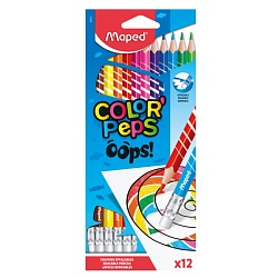 Цв. карандаши 12 шт. "Color' Peps Oops"