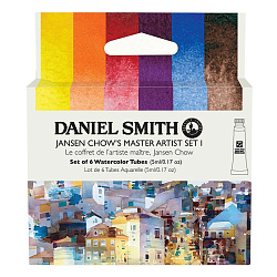 Набор акварели Daniel Smith Jansen Chow's Master Artist Set I, 6 цветов, тубы