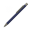 Ручка шарик/автомат "Straight Gum" 1,0 мм, метал., софт., черный/антрацит, стерж. синий