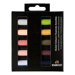 Пастель мягкая "Rembrandt Half Pastel" набор, 10 цв., приглушенные оттенки