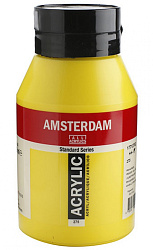 Краски акриловые "Amsterdam" 275 желтый основной, 1000 мл., банка