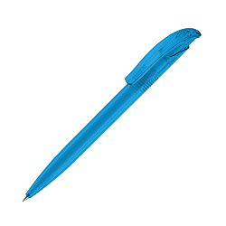 Ручка шарик/автомат "Challenger Clear" 1,0 мм, пласт., прозр., голубой, стерж. синий