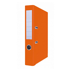 Папка регистратор А4, ПВХ Эко, 50 мм. "Basic-Smart" оранжевый