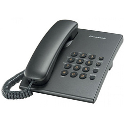 Телефонный аппарат Panasonic KX-TS2350RUT титан