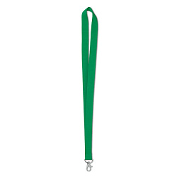 Тесьма с карабином д/бэджа "Simple Lany" зеленый