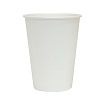 Стакан картонный 300мл, 1сл., 50шт/упак, цв.белый