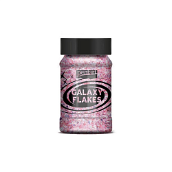 Хлопья декоративные "Pentart Galaxy Flakes" 15 гр, розовая Эрида