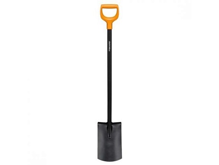Лопата штыковая с закругл.лезвием FISKARS Solid
