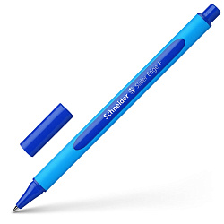 Ручка шарик. "Slider Edge F" пласт., голубой/синий, стерж. синий