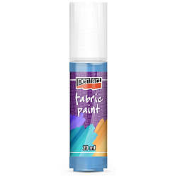 Краски д/текстиля "Pentart Fabric paint" светло-голубой, 20 мл, банка