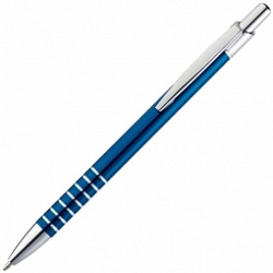 Ручка шарик/автомат "Itabela" 0,5 мм, метал., синий/серебристый, стерж. синий
