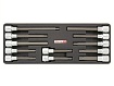 Набор-сет бит под трещотку 1/2" EXTRA LONG 12шт. 136х364мм TOPTUL