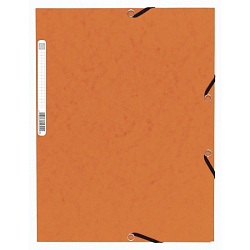 Папка на резинках 15 мм. "Manila" карт., оранжевый
