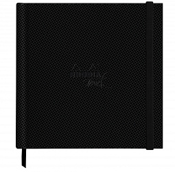 Скетчбук "Rhodia Touch" 21*21 см, 300г/м2 , 20л, 100% хлопок, хол. пресс., черный
