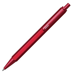 Ручка шарик. "scRipt" 0,7 мм, метал., красный, стерж. черный