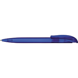 Ручка шарик/автомат "Challenger Frosted" 1,0 мм, пласт., прозр., синий, стерж. синий