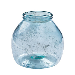 Подсвечник (ваза) стекл., 20 см "5983F1009 Montana" упак., прозрачный голубой