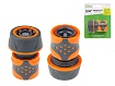 Муфта быстросъемная 3/4" с автостоп. STARTUL GARDEN (ST6016-4-3/4) (soft touch, двухкомпонентная)