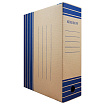 Коробка архивная 80 мм "Koroboff" бурый/синий