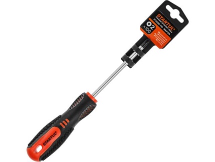 Отвертка ""+"" №2 100мм PH STARTUL MASTER (ST3090-210) (крестовая Phillips, двухкомп. рукоятка Anti-Slip)