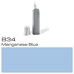 Чернила для заправки маркеров "Copic" B-34, марганцево-синий