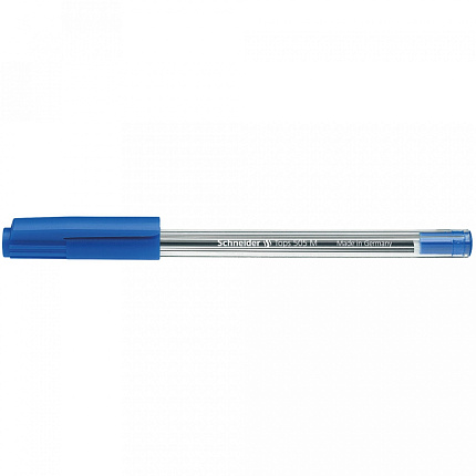 Ручка шарик. "Tops M" 0,5 мм., пласт.прозрачн., стерж. черный