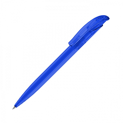 Ручка шарик/автомат "Challenger Clear" 1,0 мм, пласт., прозр., желтый, стерж. синий