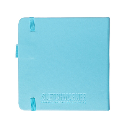 Скетчбук "Sketchmarker" 12*12 см, 140 г/м2, 80 л., оранжевый неон