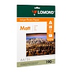 Фотобумага А4, 120 г/м, 100л., матов., одностор. "Lomond"