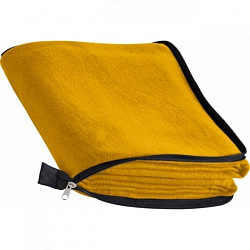 Плед-подушка "Radcliff" 120*180 см, флис., желтый