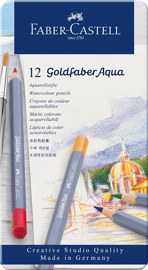Карандаш акварельный "Goldfaber Aqua" 36 шт, в металлической упаковке