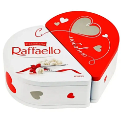 Конфеты "Raffaello" 300 гр., сердце