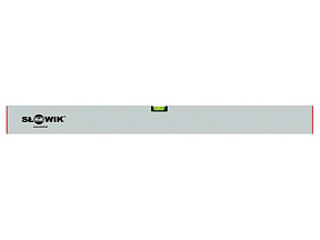 Правило-уровень 2500мм 1 глазок LN64 (SLOWIK) (быт.) (Вес 850 г/м. 0.5 мм/м)