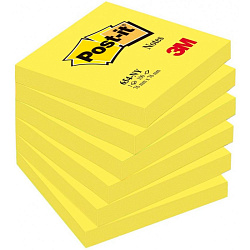 Бумага д/з на кл. осн. 76*76 мм "Post-it Notes" 100 л., желтый неон
