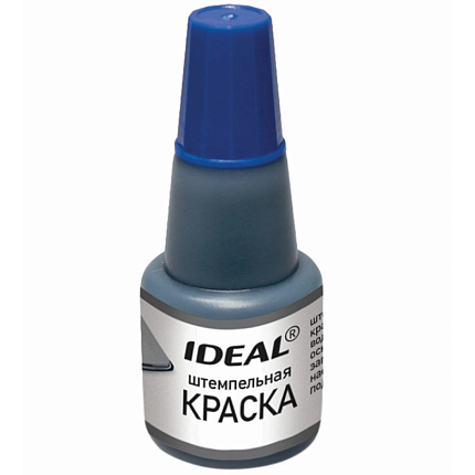 Краска штемпельная 24 мл "Ideal" синий