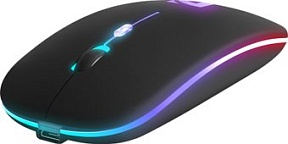комп. мышь DEFENDER Touch MM-997  (оптич., беспроводная, бесшумная, черный, 800-1600 dpi)