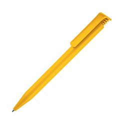 Ручка шарик/автомат "Super Hit Matt" 1,0 мм, пласт., матов., желтый, стерж. синий