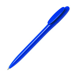 Ручка шарик/автомат "Bay C" 1,0 мм, пласт., глянц., синий, стерж. синий