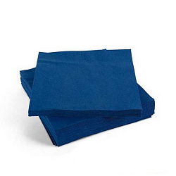 Салфетки бумажные Бик-пак 33*33см 2-сл, цв.синий, 200шт