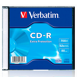 диск CD-R 700 Мб 52х Extra Protection Verbatim Slim